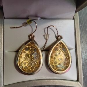 Elegant Gold Teardrop Earrings